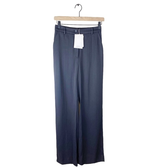 & Other Stories Stockholm Atelier Gray High Rise Trouser Pants NWT